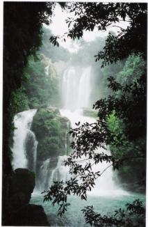 Take a horseback tour through he jungle to these incredible falls